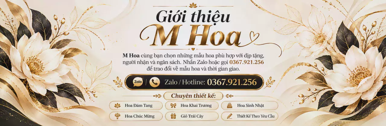 Ảnh bìa Shop hoa tươi Phường Trần Lãm Hưng Yên - Thêm sắc hoa cho ngày vui